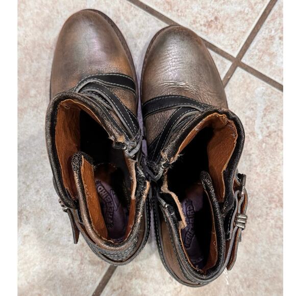 FREEBIRD Redford Leather Ankle Boots - Size: 7 - Color: Pewter - Picture 6 of 11